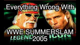 Everything Wrong With WWE SummerSlam 2005 [upl. by Annairdua]