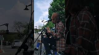 try this trick amp just spin it yeah pixies whereismymind busking music [upl. by Blasien]