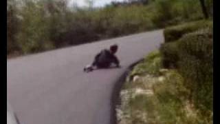 Street luge on quot Mont Ventoux quot [upl. by Jackson]