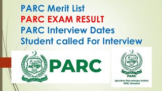 PARC Result  Merit List  PARC Interview  Pakistan Agriculture Research Council  PARC  NARC [upl. by Enomahs675]