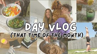 day vlog on that time of the month cycle syncing  tips for cramps [upl. by Divadnhoj964]