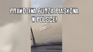 BURZA PIASKOWA W POLSCE ZAMIEĆ PYŁOWA W WOLSZTYNIE [upl. by Heyde]