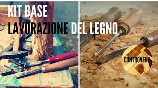 KIT BASE per LAVORARE il LEGNO  3 minuti di Falegnameria 3 [upl. by Ahsyia]