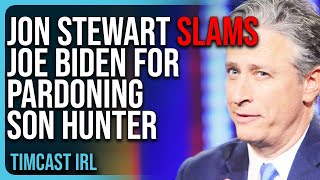 Jon Stewart SLAMS Joe Biden For Pardoning Son Hunter Dems Have LOST The Moral Highground [upl. by Dolf20]