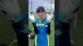 New West Coast Goalkeeper Gloves Asmr goalkeeper goalkeeperdrills soccer [upl. by Lirba776]