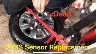 How To Replace Tire Pressure Sensor TPMS for 20092014 F150 and 20082010 Super Duty  50 DIY [upl. by Alilahk]