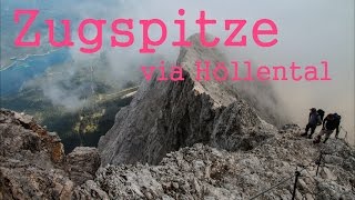 Zugspitze via Höllental Klettersteig und Gletscher [upl. by Mafala]