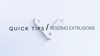 Resizing Extrusions in MachineBuilder  MachineBuilder Tips [upl. by Kramnhoj]