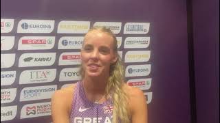 Keely Hodgkinson defends her European 800m title [upl. by Enrico]