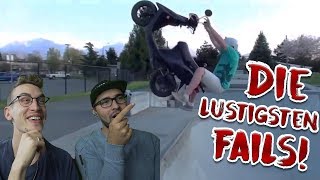 Motorrad Fail Compilation  Lustige Reaktion [upl. by Lanette466]