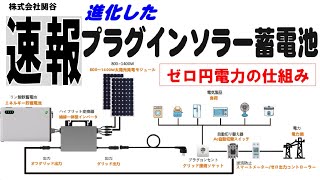 ここまで進化したプラグインソーラー蓄電池、アプリで節電自由自在、節電しながら停電にも備える。最新の蓄電池ソーラープラグイン、株式会社関谷の技術の進化は止まらない、ポータブル電源、蓄電池、株式会社関谷 [upl. by Hilleary]