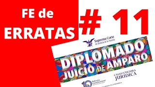 CRÍTICA 11 al Diplomado quotJuicio de Amparoquot 2021 Sesión 1 del Módulo IV 23 de marzo de 2021 [upl. by Aihtiekal204]