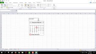 date time picker trong excel [upl. by Hanson]