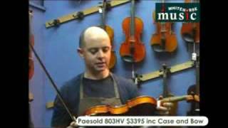 Paesold 803 vs H Gill Violin Review 3000 Range [upl. by Llertram899]