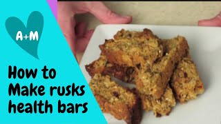 How to make delicious rusks or health bars [upl. by Mlawsky912]