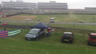 Massive crash for the Ginetta cup  red flag [upl. by Toiboid]