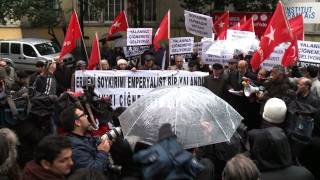 Istanbul manifestation contre la loi française sur le génocide arménien [upl. by Helmut]