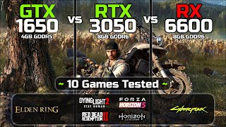 GTX 1650 vs RTX 3050 vs RX 6600  Which Is the Best Price to Performance [upl. by Atinej288]