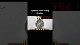 hydraulic press VS Big Bearingshorts experiment hydraulicpress [upl. by Esialb]