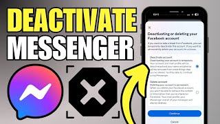 How To Deactivate Messenger Account on Mobile iPhone amp Android [upl. by Zara]