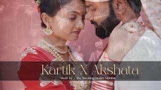 Kartik amp Akshata  Royal Marathi Prewedding Shoot  Set in the City Mumbai 2024 [upl. by Halil]