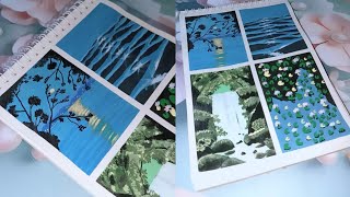 4 Different Acrylic Painting Ideas 🎨🖌️ [upl. by Ordnasela406]