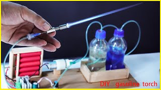 How to Make a Superfine Flame Gasoline Welding Gun [upl. by Yanffit]