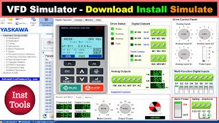 Free Download VFD Simulator Software  Variable Frequency Drive Simulation [upl. by Ahtabbat]