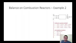 Mass balance in English  52  Combustion example 2 [upl. by Elladine]