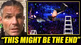 Jeff Hardy Reveals The SCARIEST Swanton Bomb Hes Ever Hit [upl. by Aicemak]