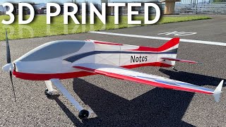 Easy to FLY RC Plane for Aerobatic Maneuvers  3D Printed Notos by Planeprint [upl. by Hapte860]