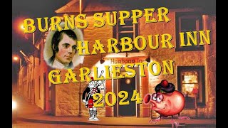 Burns Supper Harbour Inn Garlieston 2024 [upl. by Ailegna]