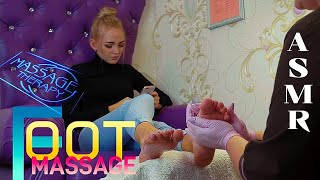 Ultimate ASMRFoot Massage Experience  massage therapy [upl. by Elwyn]