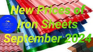 The New and updated prices of Roofing Iron sheets in Uganda September 2024 from Ug Baati amp Roofings [upl. by Joel]