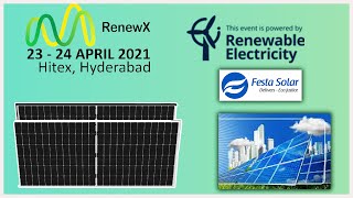 Solar Inverter Solar Panel amp Solar Hybrid Inverter  Festa Solar  RenewX India 2024  Hybiz Now [upl. by Trevar]