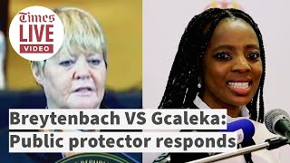 Public protector Gcaleka responds to Breytenbachs allegations that she slept her way to the top [upl. by Llednov613]