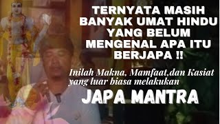 Inilah Mamfaat dan Kasiat Yang Luar Biasa Kalau Rajin Berjapa  Bisa Buktikan sendiri [upl. by Acinoj]