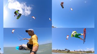 Riding the new Reedin Super Model Kite [upl. by Enyluqcaj]