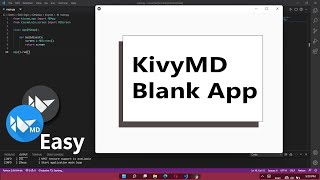 KivyMD Blank App [upl. by Demona]