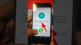 this version of whatsapp became out of date WhatsApp update problem out of date error problem solve [upl. by Ymij625]