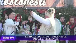 FESTIVALUL DE DATINI ȘI OBICEIURI DE IARNĂ LA MIROSLOVEȘTI [upl. by Elockcin]