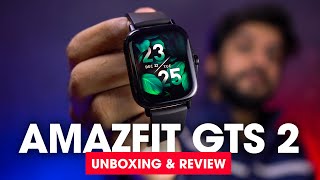 Amazfit GTS 2 Unboxing amp Review ⚡ Best Smartwatch with Bluetooth Calling Function Hindi [upl. by Ziagos939]