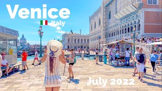 Venice Italy 🇮🇹  July 2022  4K60fps HDR Walking Tour [upl. by Aztiley]