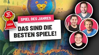 Unsere Empfehlungen zum Spiel des Jahres 2024 [upl. by Shirlee]