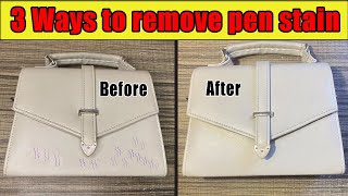 3 Ways to Easily Remove Ball Pen Ink from Your Leather Bag Using Simple Home Solutions [upl. by Ij]