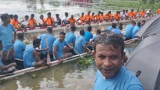 boat racing at baurbagh karimganj [upl. by Odelinda]