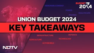 Budget 2024 Highlights  Top Experts Break Down Union Budget 2024 With NDTV [upl. by Cryan]