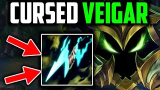 CURSED VEIGAR BUILD NO ONE EXPECTS DEALS MORE DAMAGE THAN ANY ITEM  League of Legends [upl. by Leanahtan]