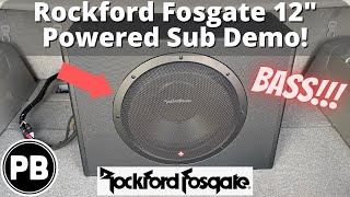 Best Powered Sub On Amazon Rockford Fosgate 12quot  P30012 [upl. by Illehs]