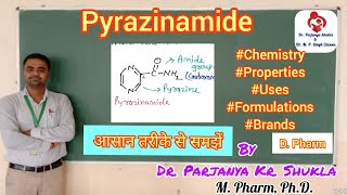 Pyrazinamide  Antitubercular Agents  Pharmaceutical Chemistry  D Pharm 1st amp 2nd Year [upl. by Ennovihc367]